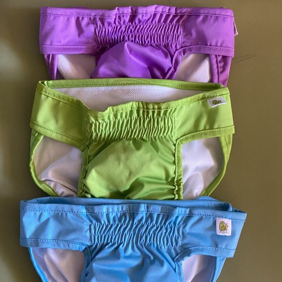 NWOB 3 Fun Color Doggie Diapers - Picture 1 of 3